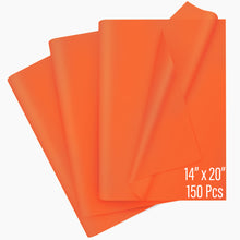 SANZIX 150 Sheets Orange Tissue Paper for Gift Bags Bulk 14x20 Inch - Orange Christmas Wrapping Paper for Christmas Gifts, Flowers, Crafts, Thanksgiving, Halloween, Holiday & Xmas Decorations