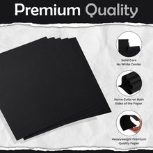SANZIX 120 Sheets Black Cardstock 8.5 x 11 80lb/216 GSM Cover Card Stock for Invitations, Drawing, Menus, Decorations, DIY Cards, Scrapbook, Calligraphy & Crafts | Heavyweight Printer Paper