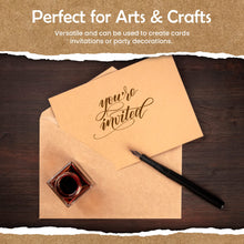 SANZIX Brown Cardstock 8.5 x 11 Inch, 80lb 216 GSM Heavyweight - 120 Sheets | Brown Construction Paper for Invitations, Menus, Scrapbook, Halloween Party Decorations, DIY Cards, and Crafts