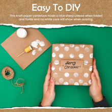 SANZIX Brown Cardstock 8.5 x 11 Inch, 80lb 216 GSM Heavyweight - 120 Sheets | Brown Construction Paper for Invitations, Menus, Scrapbook, Halloween Party Decorations, DIY Cards, and Crafts