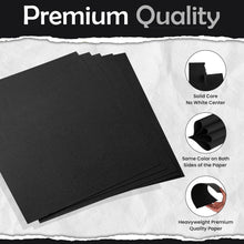 SANZIX 120 Sheets Black Cardstock 12x12 - Heavyweight 80 Lbs 220 GSM Black 12x12 Cardstock for Crafts | Laser & Inkjet Printer Compatible, Perfect for Halloween Decorations, Scrapbooking, Invitations