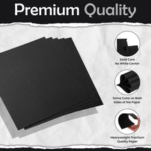SANZIX 250 Sheets Black Cardstock 8.5 x 11-80lb 216 GSM Thick Printer Paper for Invitations, Business Cards, Menus, Crafts, Halloween Party Decorations, DIY Cards, Scrapbook, Calligraphy & More