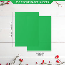 SANZIX 150 Sheets Green Tissue Paper for Gift Bags Bulk 20x14 Inch - Green Wrapping Paper Perfect for St Patricks Day Decorations, Gifts, Birthdays, DIY Projects, Bouquets, Parties, Christmas, Crafts