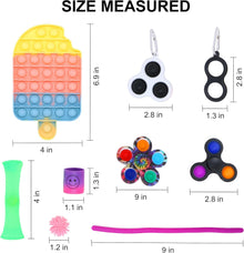Portable Sensory Fidget Toy Set for Kids & Adults – 9-Piece Desk Activity Pack