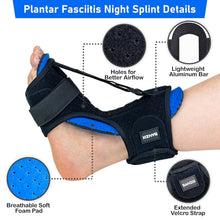 Adjustable Night Splint – Comfortable Sleeping Foot Brace for Men & Women