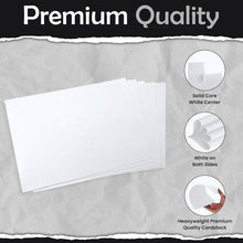 SANZIX 120 Pack Blank Index Cards 3" x 5" - 220 GSM 80 Lbs | Printable Heavyweight White Cardstock Paper | Perfect Blank Notecards, Flashcards for School & Studying, Bulk Pack of Note Cards