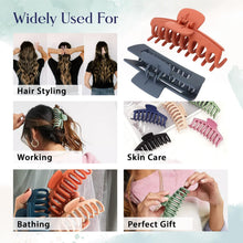 Large Matte Claw Clips for Women – Strong Hold Jaw Clips for Thick & Curly Hair