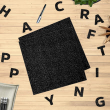 SANZIX 30 Sheets Black Glitter Cardstock Paper 12x12"- 110lb 300 GSM Premium Glitter Sparkle Paper for Cricut, Halloween Decorations, Christmas Cards, Scrapbook DIY Crafts, Decor, Gifts & Custom Cards