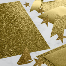 SANZIX 30 Sheets Gold Glitter Cardstock Paper 12x12" 110lb 300 GSM-Premium Gitter Sparkle Paper for Cricut, Christmas Cards, Scrapbook, DIY Crafts, Custom Cards, Decor & Gifts