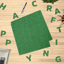 SANZIX 30 Sheets Green Glitter Cardstock Paper 12x12" 110lb 300 GSM Glitter Paper for Cricut, Christmas Cards, Scrapbook, DIY Crafts, Decor, and Custom Cards | Ideal for Gift Wraps & Booklet Covers