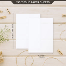 SANZIX 150 Sheets White Tissue Paper for Gift Bags 14x20 Inch - Christmas Wrapping Tissue for Xmas Decorations, Packaging, DIY, Bouquet | Decorative Paper for Wedding, Birthday, Graduation