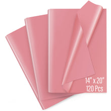 SANZIX Rose Gold Tissue Paper 14x20", 120 Sheets
