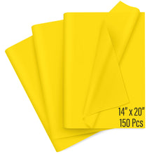 SANZIX 150 Sheets Yellow Tissue Paper for Gift Bags Bulk 14x20 Inch - Yellow Wrapping Paper for Gifts Wrap Mothers Day, Bouquet, Wedding, Birthday, DIY, Holiday, Thanksgiving & Christmas Decorations