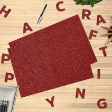 SANZIX 25 Sheets Red Glitter Cardstock Paper- 8.2"x11.7", 110lb 300 GSM, A4 Heavyweight Sparkle Glitter Paper | Red Card Stock Perfect for Cricut, Scrapbook, DIY Crafts, Christmas & Cards