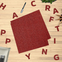 SANZIX Red Glitter Cardstock Paper 12x12"-30 Sheets, 110lb 300 GSM for Cricut, Christmas Cards, Scrapbook, DIY Crafts, Decor Gift Wraps & Custom Cards | Premium Sparkle Paper for Valentine's Day