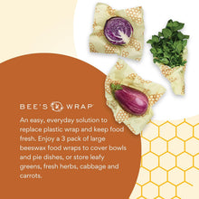 Reusable Beeswax Food Wraps Honeycomb Print – Eco-Friendly Washable Kitchen Storage Wrap for Sandwiches & Bowls